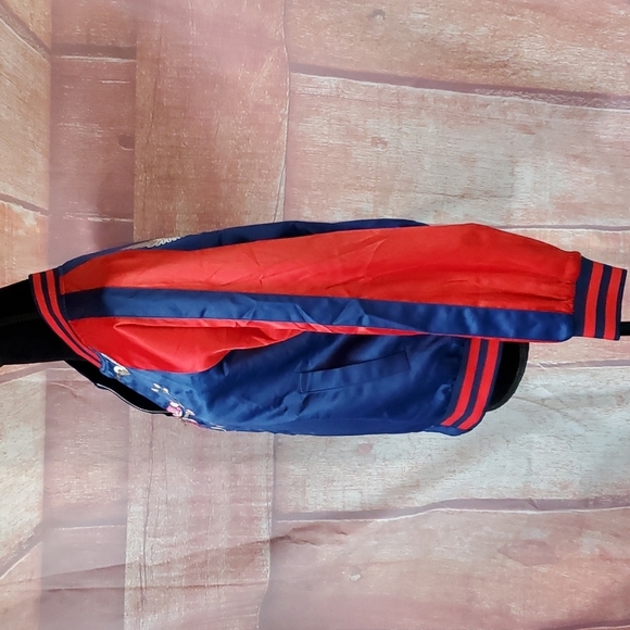 JJ's Fairyland Satin Embroidery Birds Bomber Jacket - Picture 4 of 9